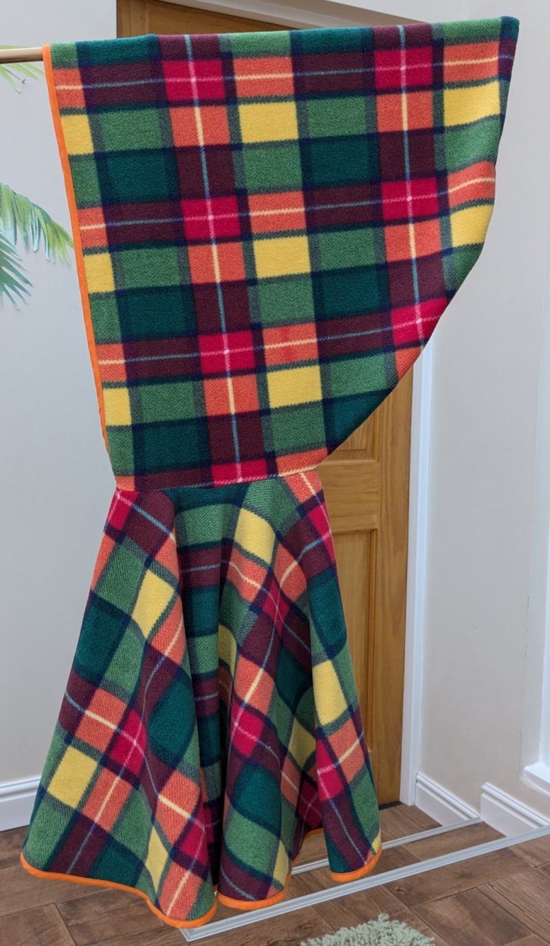 Handmade Multi Coloured Anti Pil Fleece Bedtime Cosy