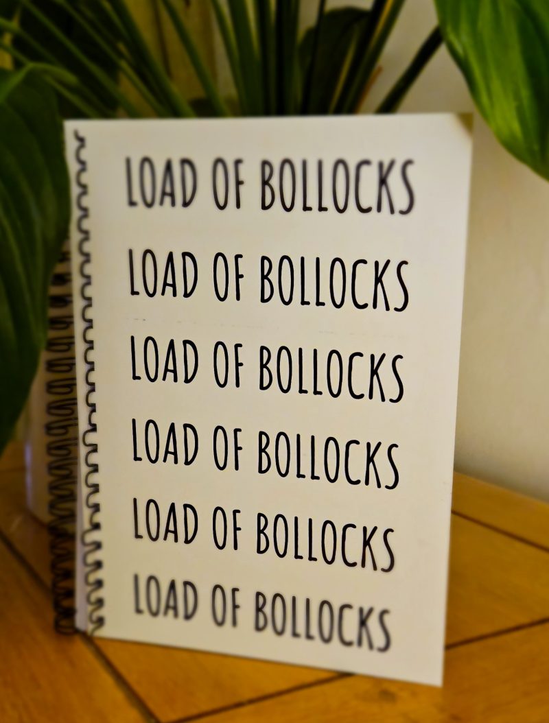 A5 ring bound funny notebook - Load of B*llocks