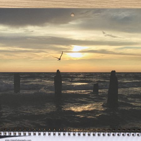 Large Seascape Photography Wall Calendar 2026 A3 Size Year At Glance