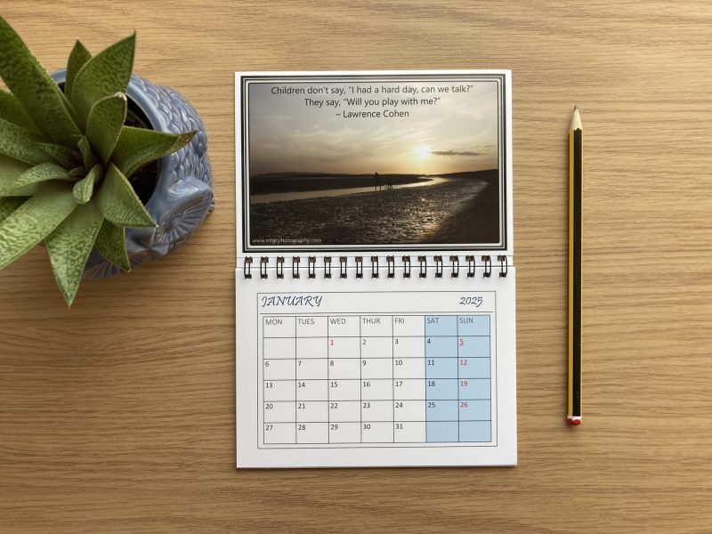 Personalised Magnetic Fridge Calendar 2026 | A6 & A5 Sizes Available