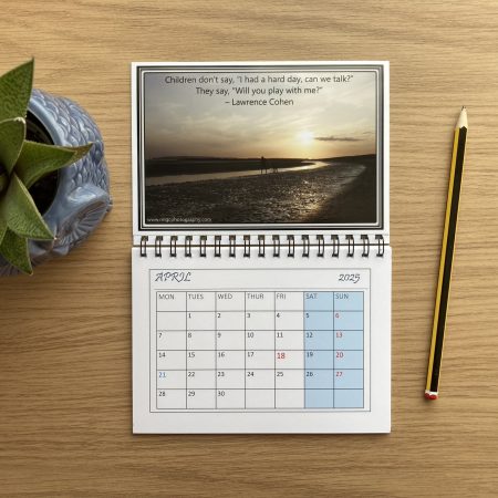 Personalised Magnetic Fridge Calendar 2026 | A6 & A5 Sizes Available