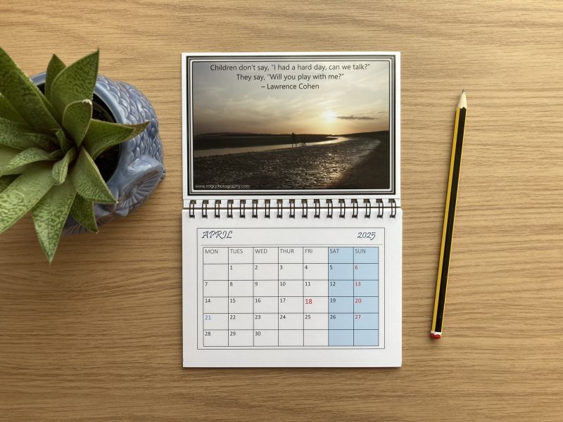 Personalised Magnetic Fridge Calendar 2026 | A6 & A5 Sizes Available