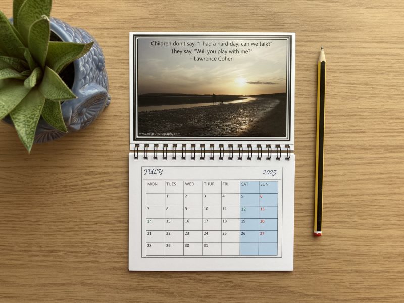 Personalised Magnetic Fridge Calendar 2026 | A6 & A5 Sizes Available