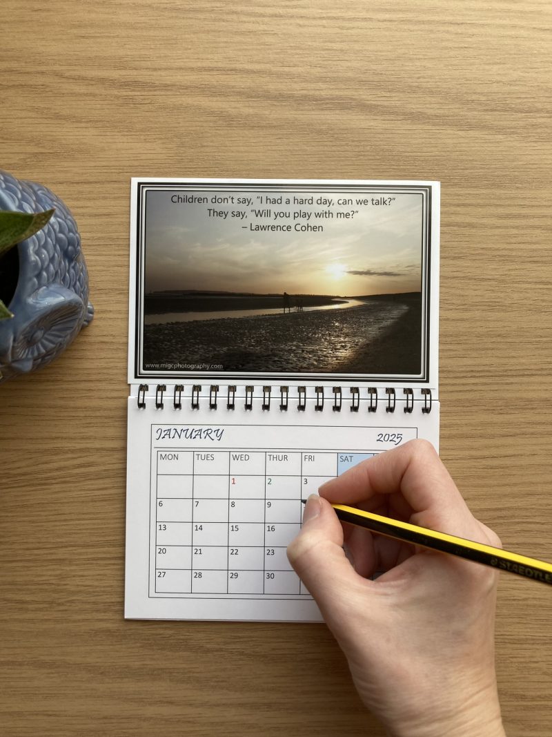 Personalised Magnetic Fridge Calendar 2026 | A6 & A5 Sizes Available