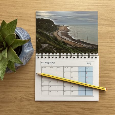 Magnetic Fridge Calendar 2026 With Seascape Design | A6 & A5 Sizes Available