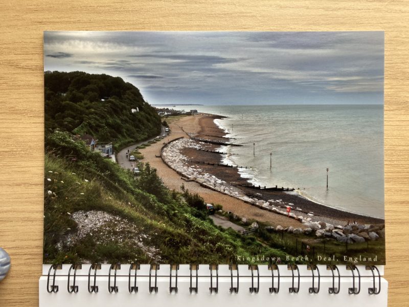 Magnetic Fridge Calendar 2026 With Seascape Design | A6 & A5 Sizes Available