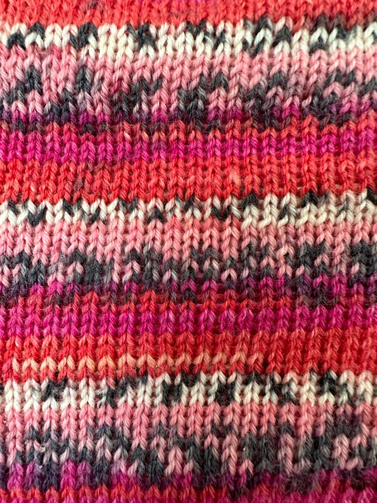 Hand crafted socks ( yarn design Claire) Four different size ranges available