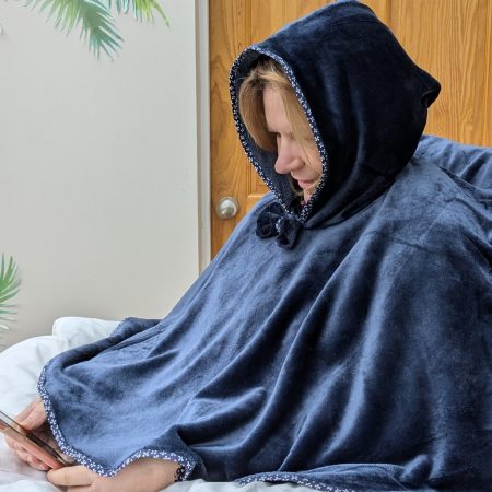 Handmade Navy Cuddle Fleece Bedtime Cosy