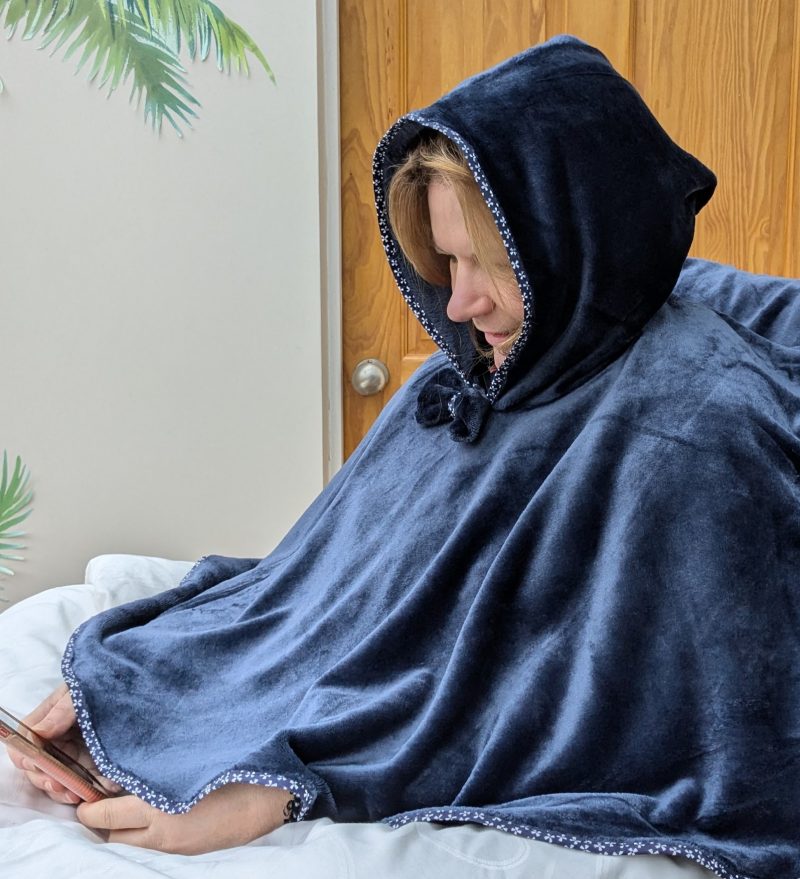 Handmade Navy Cuddle Fleece Bedtime Cosy