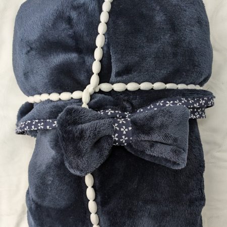 Handmade Navy Cuddle Fleece Bedtime Cosy