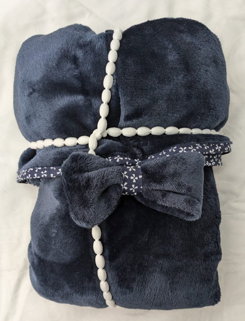 Handmade Navy Cuddle Fleece Bedtime Cosy