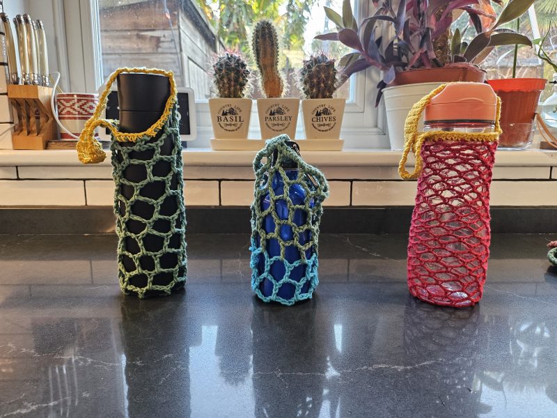 Water Bottle Holders - Fits various sizes - multiple colours.