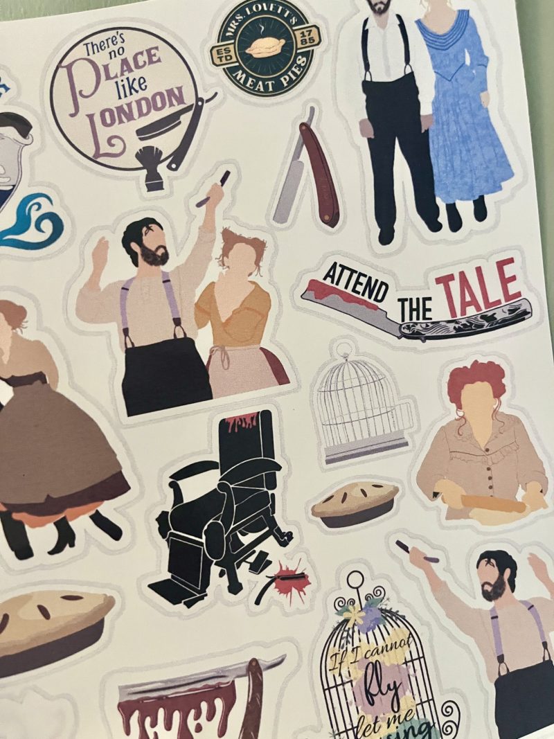 Sweeney Todd Musical Stickers
