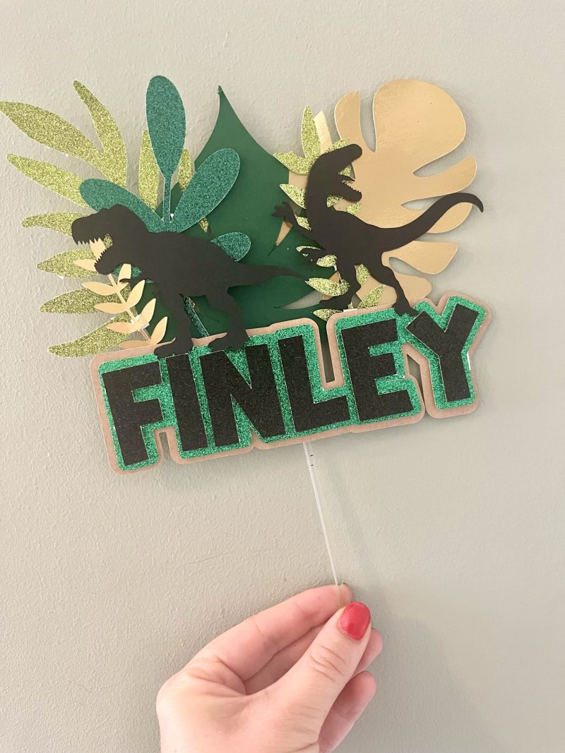 Dinosaur Jungle Cake Topper