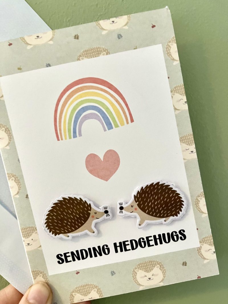 Sending Hedgehugs Card