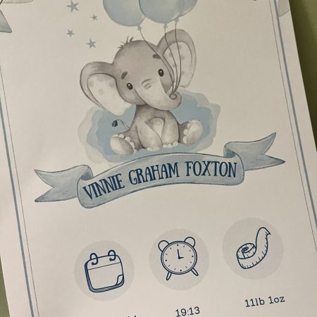 New Baby Print