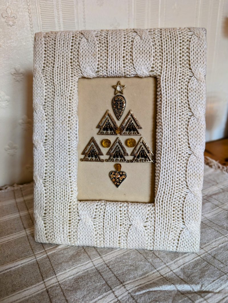 Unique pictures made from pre loved jewellery and treasures.