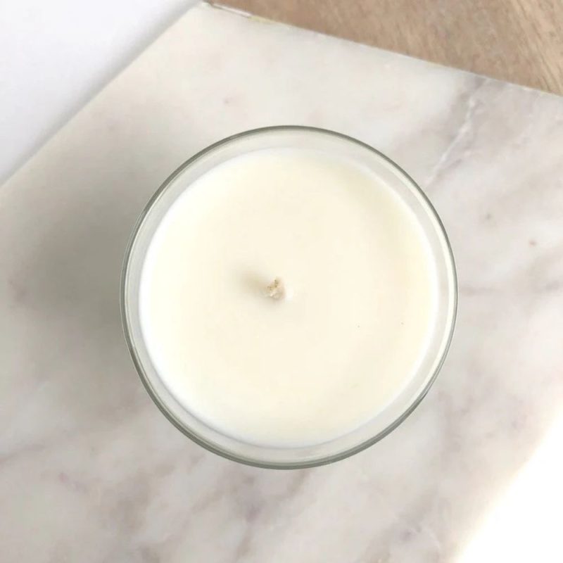 Artwork Soy Candle In Clear Glass Jar