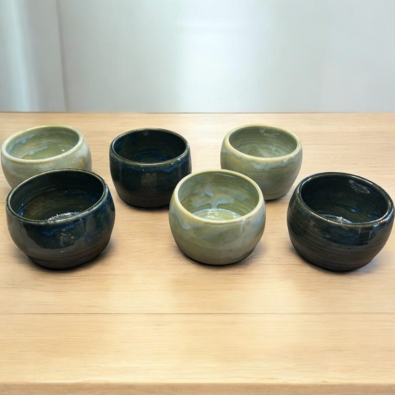 Hand crafted Stoneware Ramekins - LIGHT GREEN (Spanish Moss Glaze)