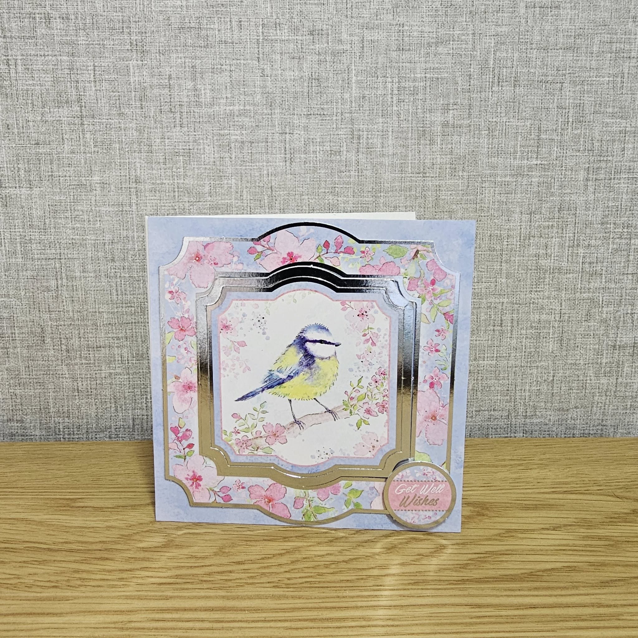 Handmade greetings card - Get Well Wishes - Get Well Soon