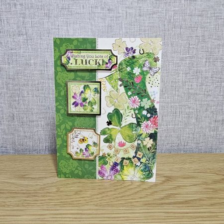 Handmade greetings card - Good Luck - Wishing you lots of Luck