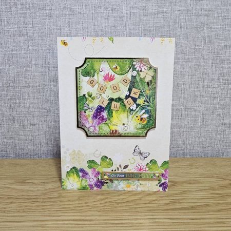 Handmade greetings card - Good Luck - Good Luck on your Big Day