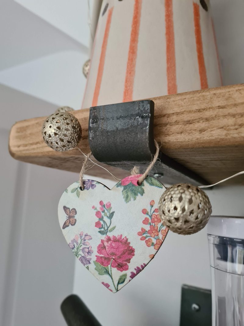 Choose 3 decoupage hanging decorations great value