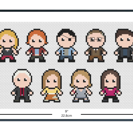 Cross Stitch Kit: Buffy the Vampire Slayer - Easy Cross Stitch Kit for Beginners