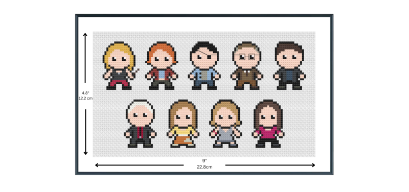 Cross Stitch Kit: Buffy the Vampire Slayer - Easy Cross Stitch Kit for Beginners