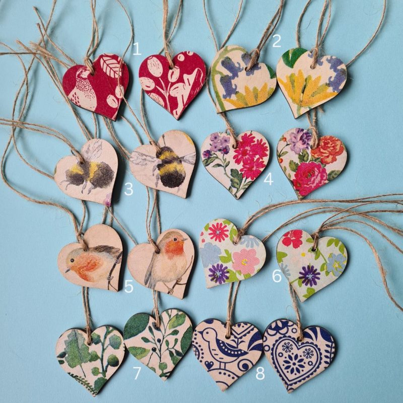 Gift tags hand decorated choice of designs