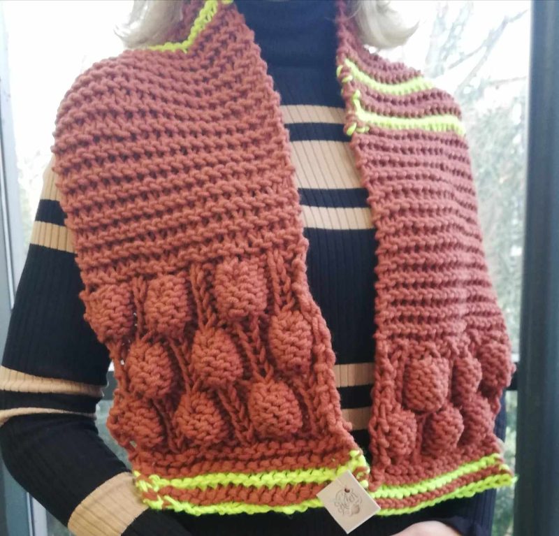 Warm modern scarf