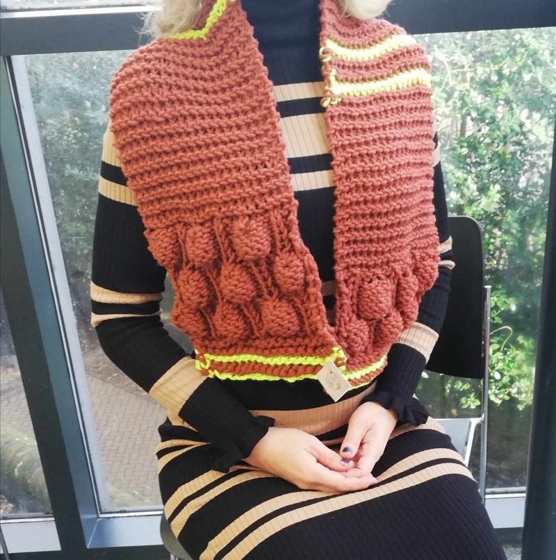 Warm modern scarf