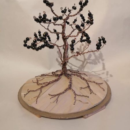 Aspect of Autumn - handmade wire tree sculpture