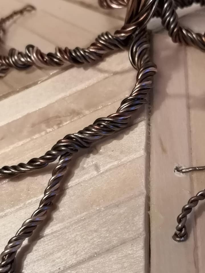 Aspect of Autumn - handmade wire tree sculpture