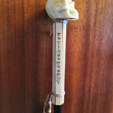 Seneca's Swaggering Skull - swagger stick | promenading cane