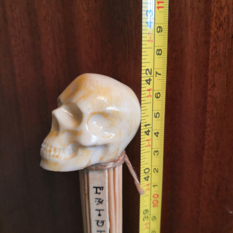Seneca's Swaggering Skull - swagger stick | promenading cane