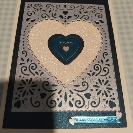 Thank you greeting card