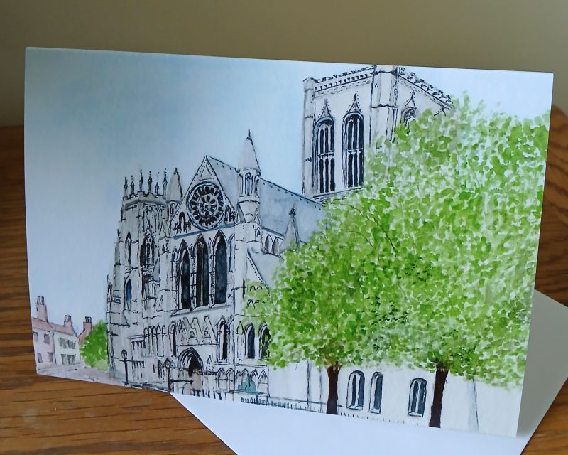 Yorkshire Landscape Pack of 6 Greetings Cards from original watercolours.