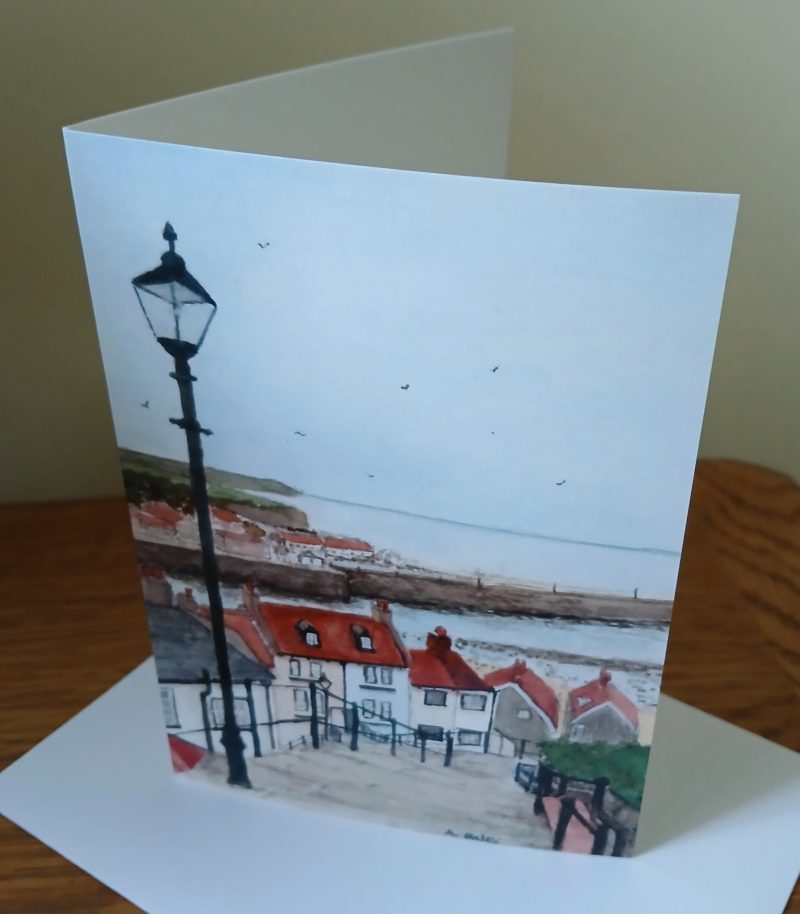 Yorkshire Coast Pack of 6 Greetings Cards from original watercolours.