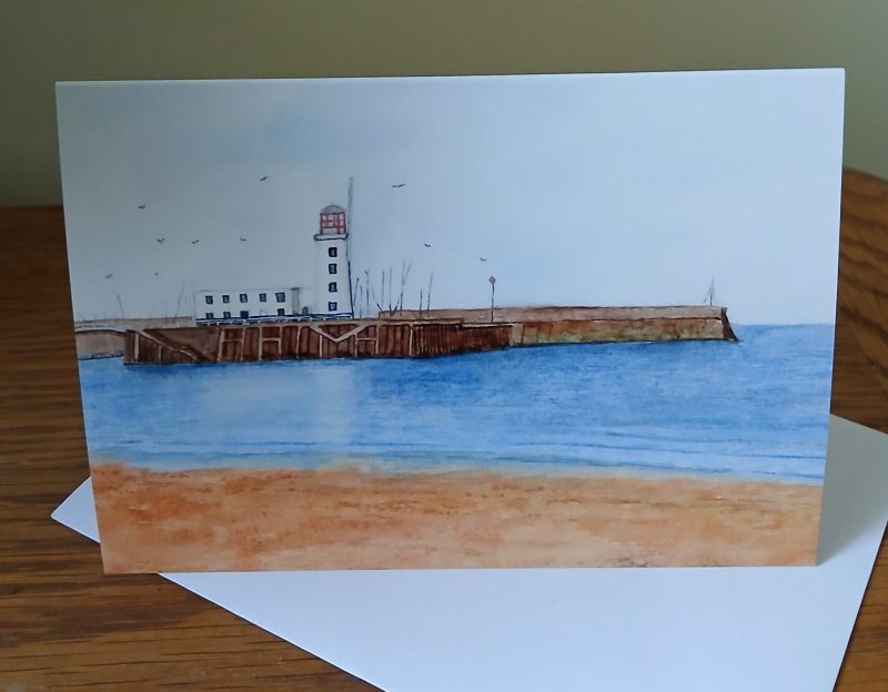 Yorkshire Coast Pack of 6 Greetings Cards from original watercolours.