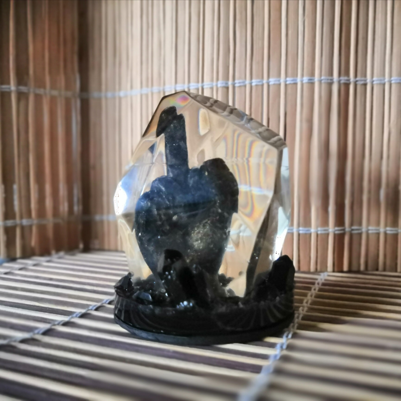Banishing Crystal - human hand | rude gesture | flip the bird