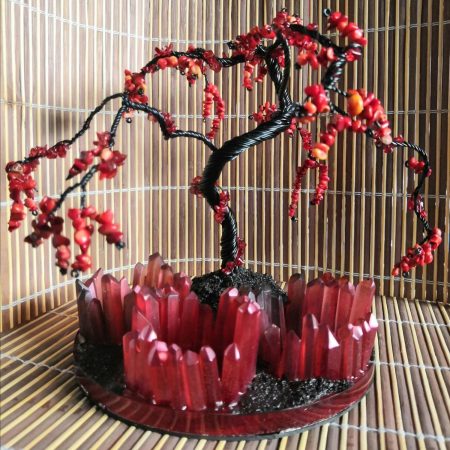 Volcanic Light XL | wire sculpture with tealight holders