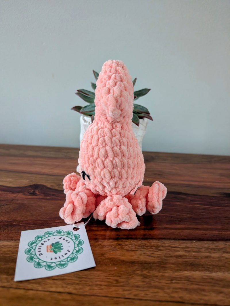 Squishy Squid Crochet Soft Toy, Available in Multiple Colours, Handmade Crochet Plushie