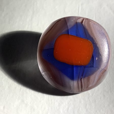 Fused glass brooch - B125