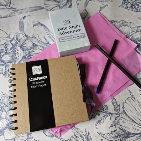 Date adventure cards and scrapbook