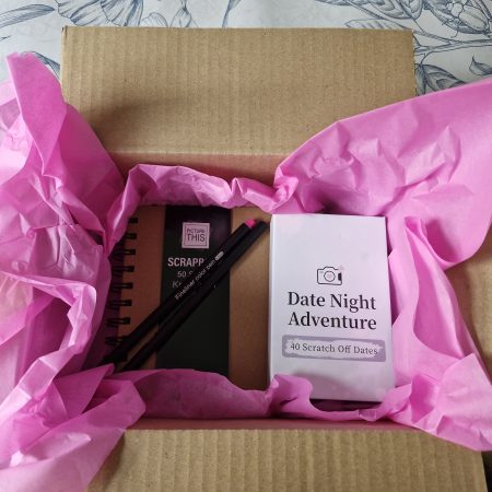 Date adventure cards and scrapbook