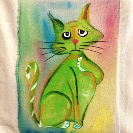 Sweet Thief | Hand-painted Canvas Tote Bag