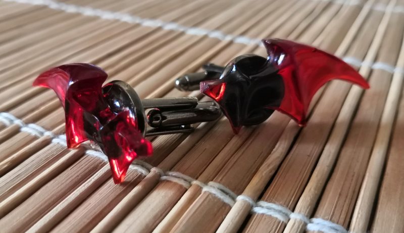 Chiroptera Cufflinks | handmade jewellery | accessories | bat | resin