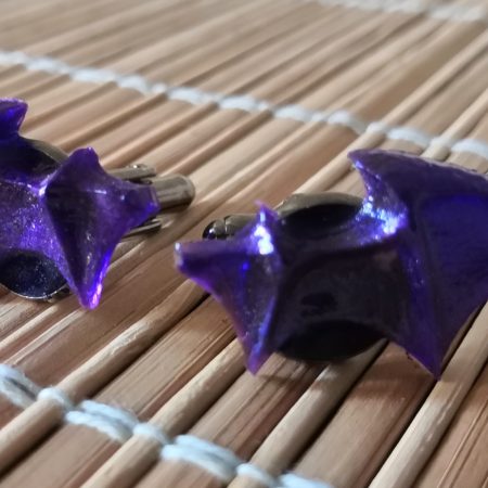 Chiroptera Cufflinks | handmade jewellery | accessories | bat | resin
