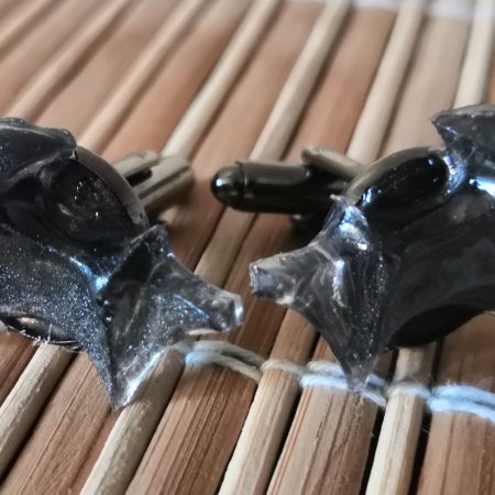 Chiroptera Cufflinks | handmade jewellery | accessories | bat | resin